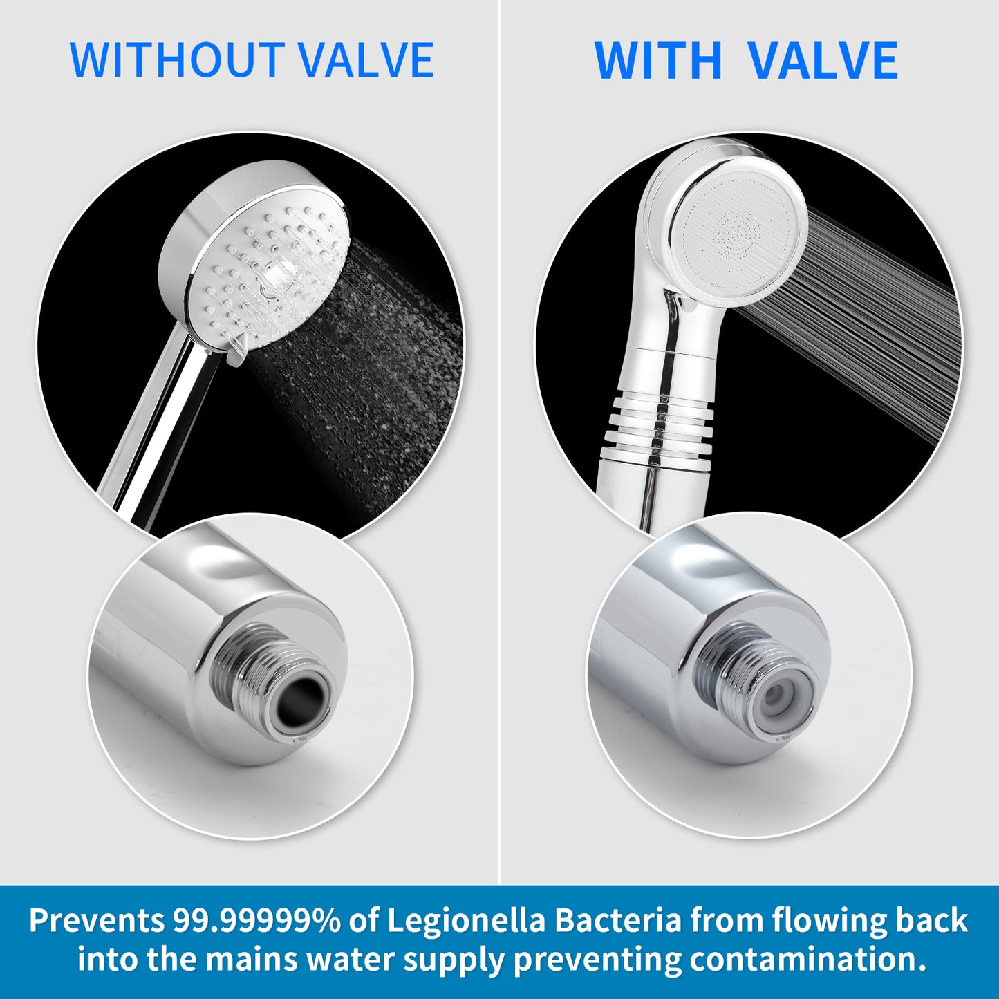 Shower-Safe SS-886 Plus (Black) - Legionella Shower Filter