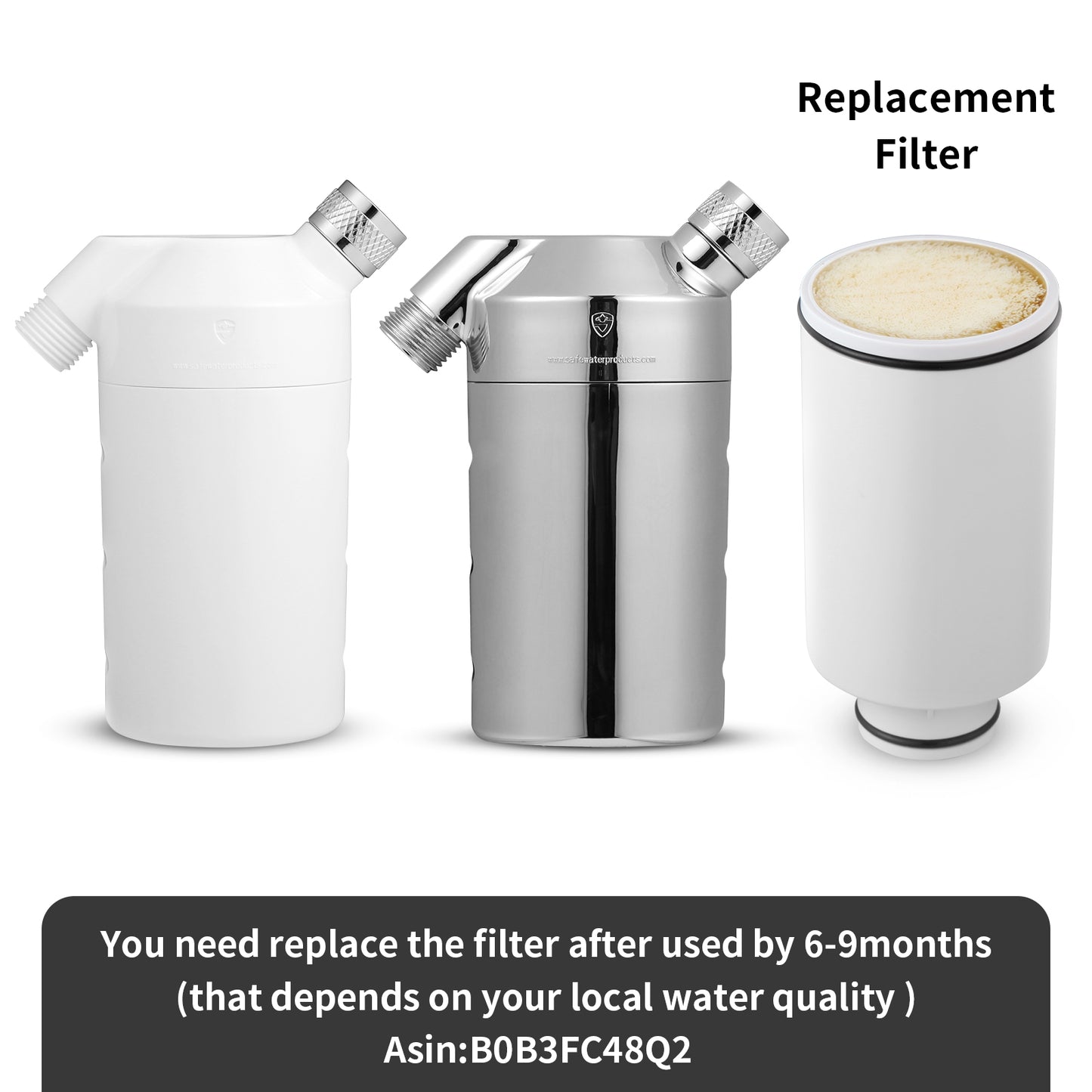 Inline-Safe SS-882 Max (Chrome) Legionella Filter
