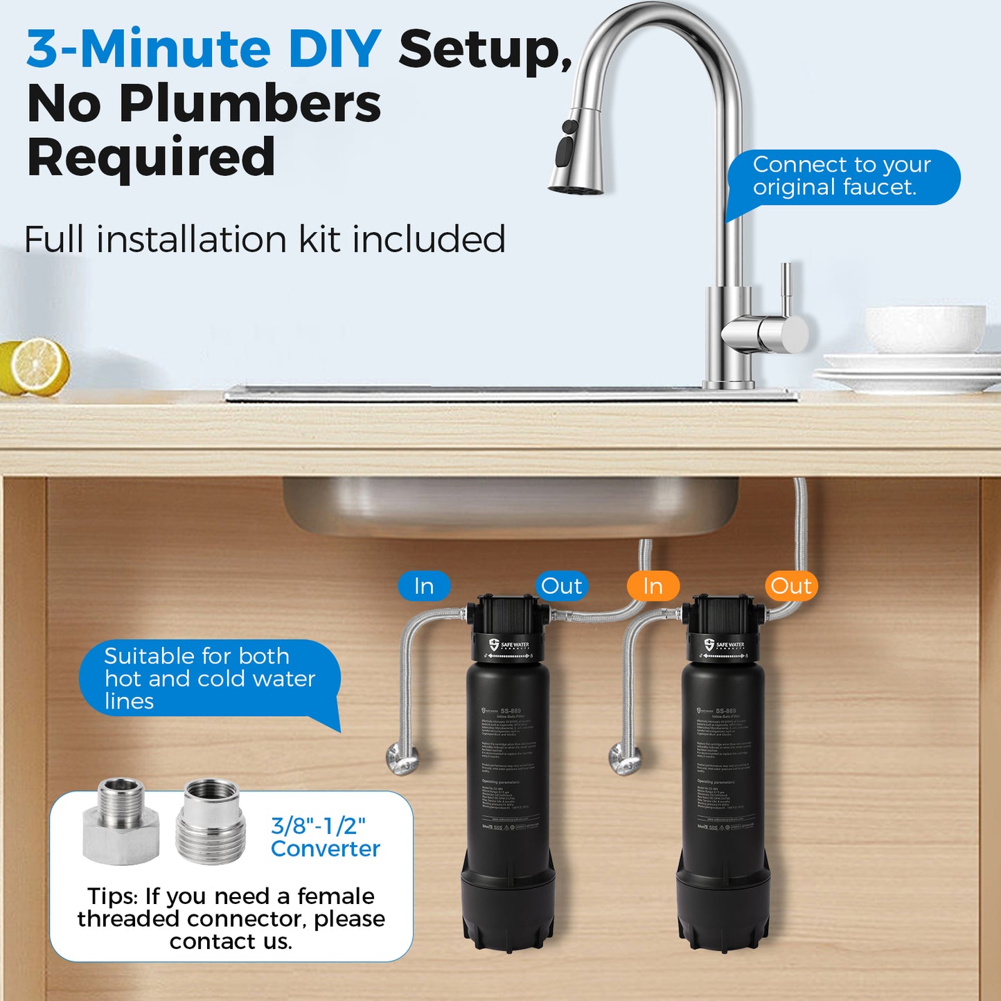 Under-Sink SS-889 UF