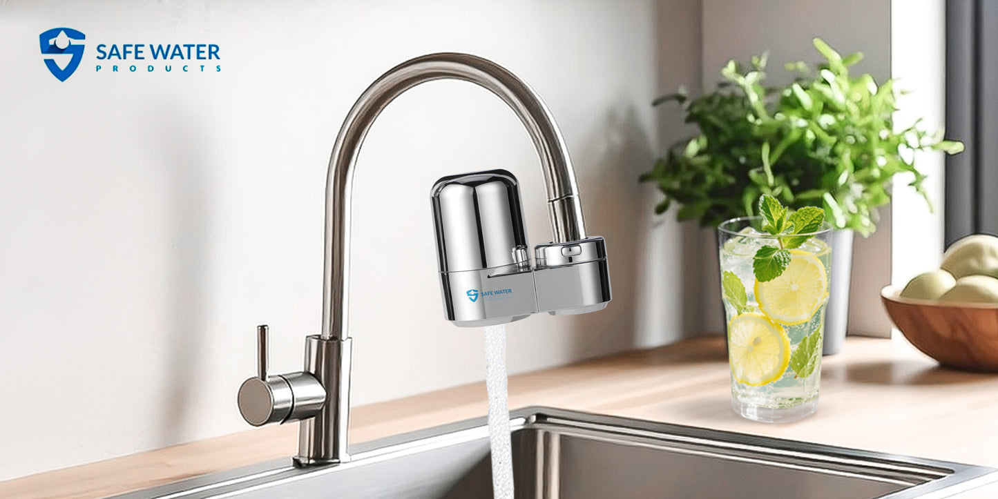 Tap-Safe Filter SS-885-1 Chrome - Bacteria Tap Filter