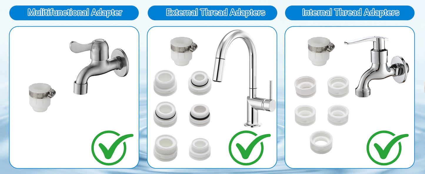 Tap-Safe Filter SS-885-1 Chrome - Bacteria Tap Filter