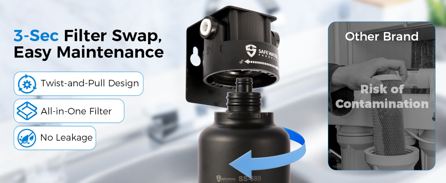 Under-Sink SS-889 UF
